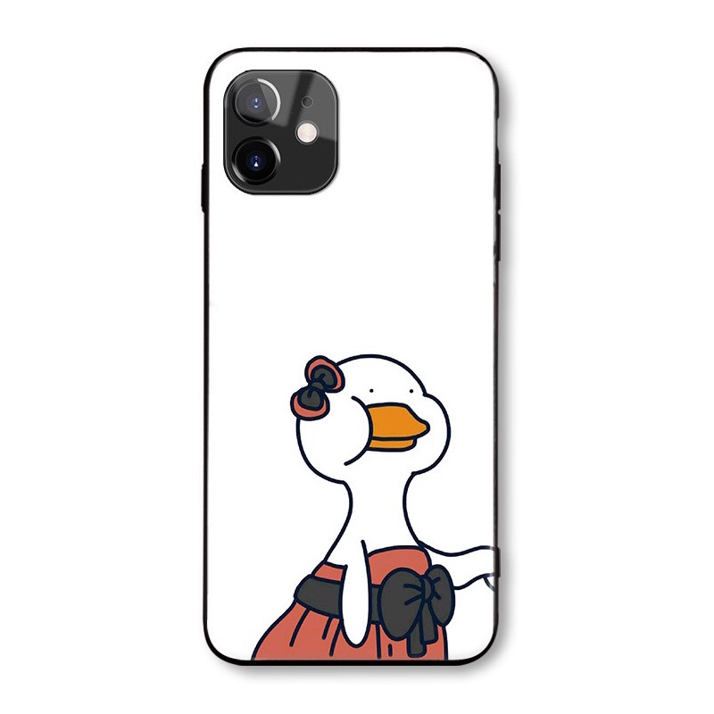 Ốp iphone cặp đôi Vịt Duck cho iphone 14 13 pro max mini 12 pro max mini 11 pro max X s max 7 8 plus Xr 6 s plus