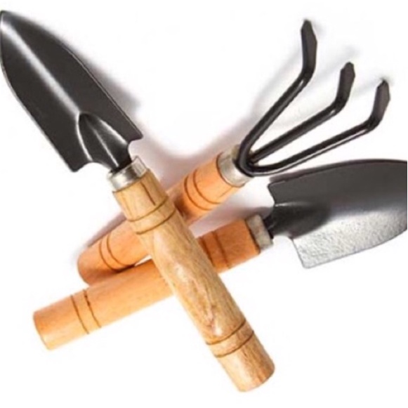 Bộ Dụng Cụ Làm Vườn 3 món Mini  gọn nhẹ gồm, 1 xẻng, 1 xúc, 1 cào, sử dụng tiện lợi, kiểu dáng đẹp