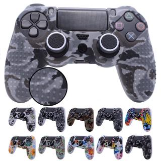 Ốp Bảo Vệ Bằng Silicon Họa Tiết Rằn Ri Cho Máy Chơi Game Ps4/Ps4 Slim/Ps 4 Pro