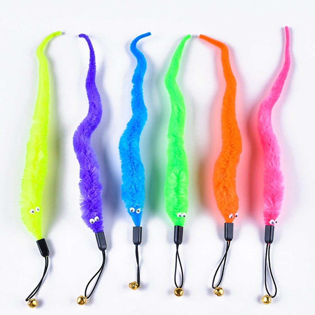 Đồ chơi lông vũ nhiều màu cho mèo cưng