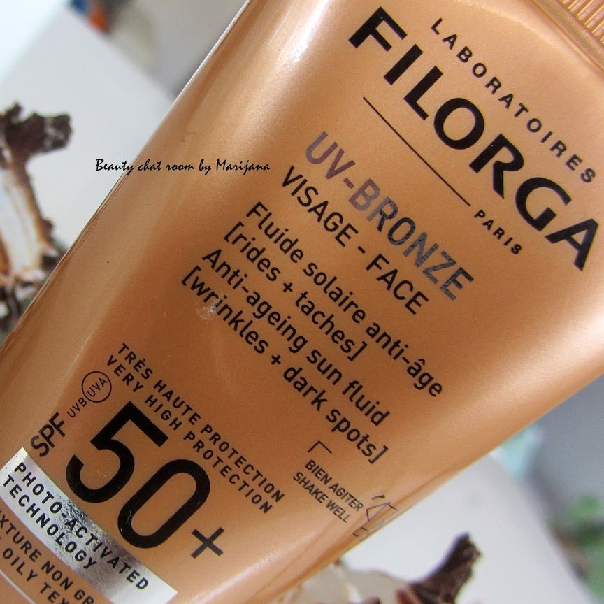 Filorga UV-Bronze Sun Fluid SPF50+ - Kem Chống Nắng Chống Lão Hoá Da & Các Đốm Nâu 40ml