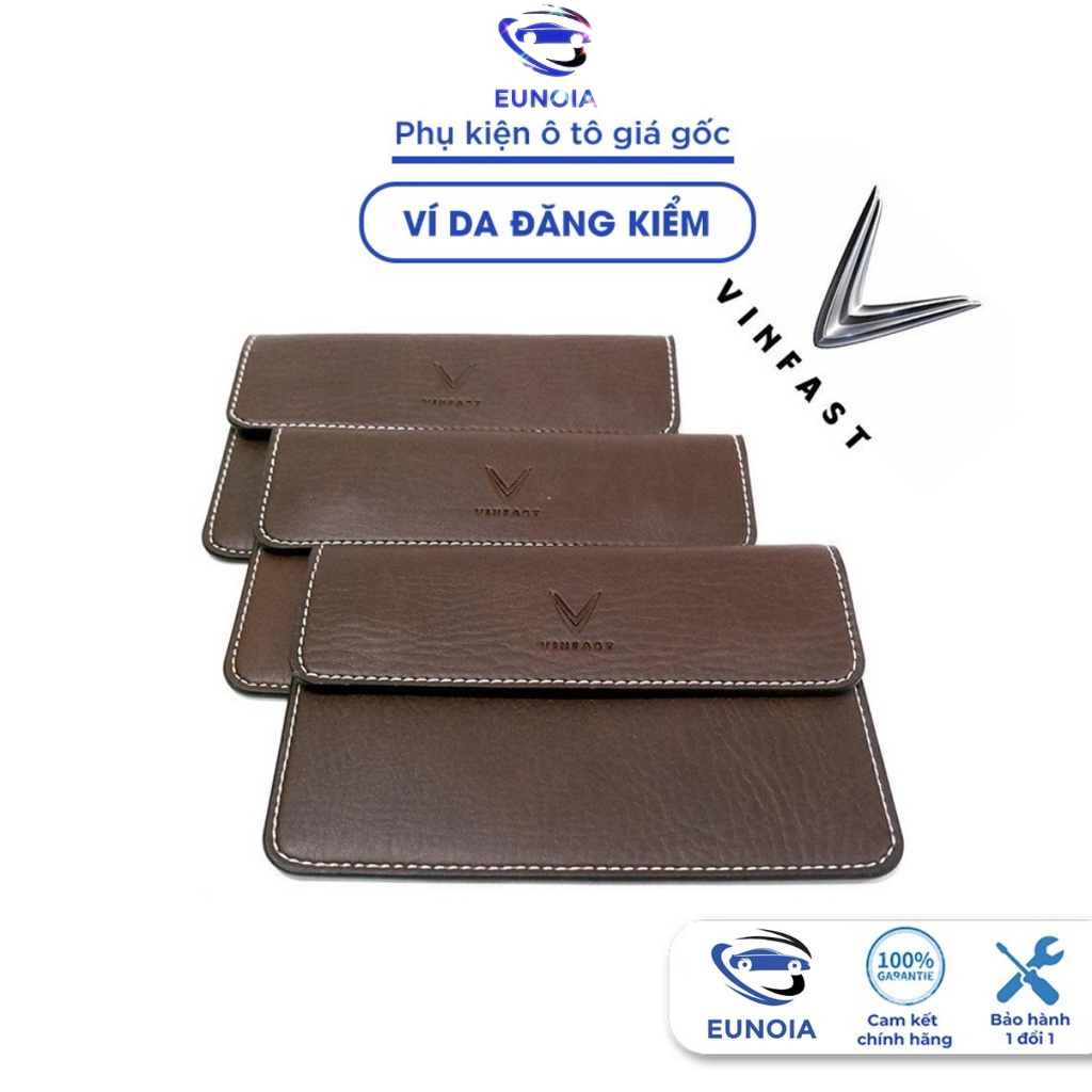 Ví da bóp da đựng giấy tờ đăng kiểm ô tô Vinfast fadil lux a2.0 sa2.0 vf e34