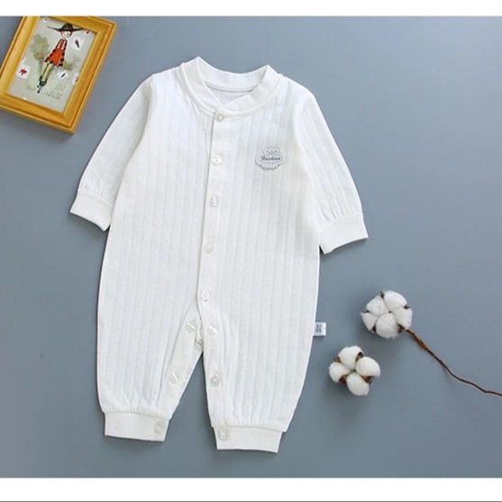 Body liền thân dài tay cotton cho bé sơ sinh, hàng đẹp xuất Hàn - BD20