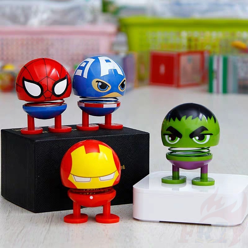 1 Mô Hình Siêu Anh Hùng Marvel Avengers Spring Shook His Head Trang Trí Xe Hơi