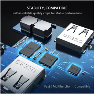Cáp UGREEN 8 IN 1 USB-C HUB MULTI-PORT TYPE C ADAPTER