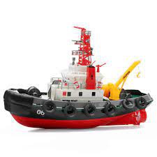 Mô hình tàu đầu kéo cứu hộ Heng Long 3810 điều khiển từ xa - Thuyền, cano cứu hộ 3810 phiên bản sóng 24MHz henglong3810