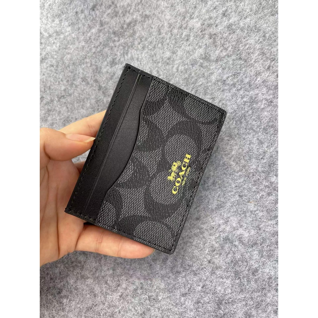 Túi Đựng Thẻ Đa Năng Cổ Điển COACH 58110 Thời Trang Cho Nữ