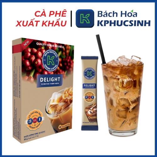 Cà phê sữa hòa tan k delight 3in1 85g/hộp Kphucsinh