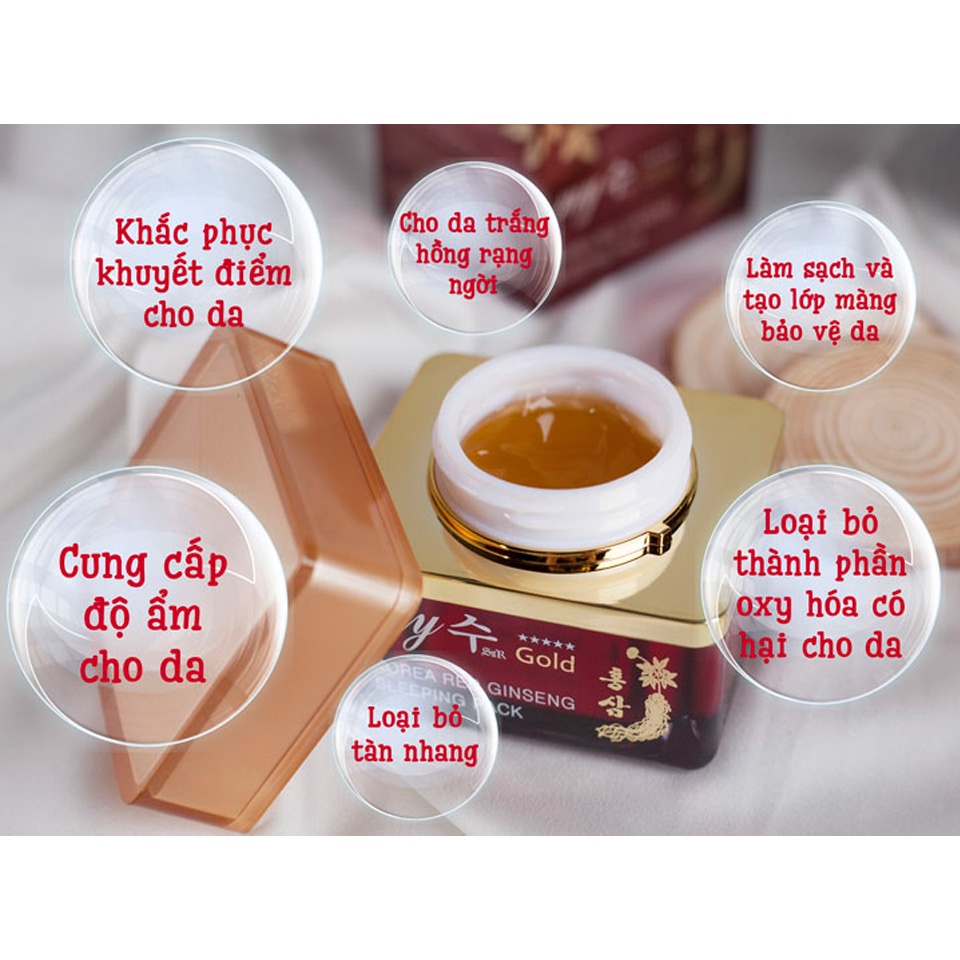 Kem sâm My Gold Red Ginseng Sleeping Pack dưỡng da ban đêm Hàn Quốc 50ml