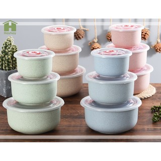 Bộ 3 hộp đựng nhựa đựng thực phẩm 1.7L (dùng được cho lò vi sóng)