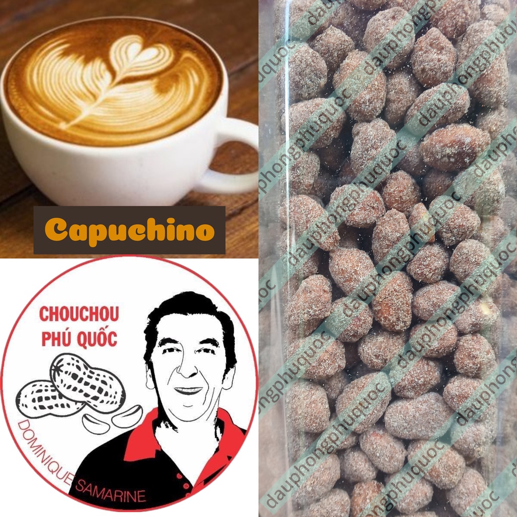 Đậu phộng capuchino CHOUCHOU PHÚ QUỐC ÔNG TÂY - hũ 500g