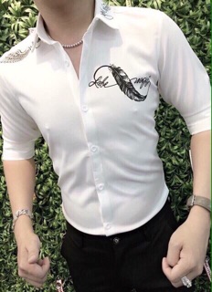 💞Áo sơ mi nam hoạ tiết💞