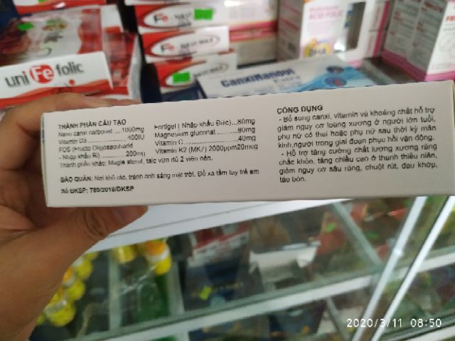 Canxi Nanovi không gây táo bón | Thế Giới Skin Care