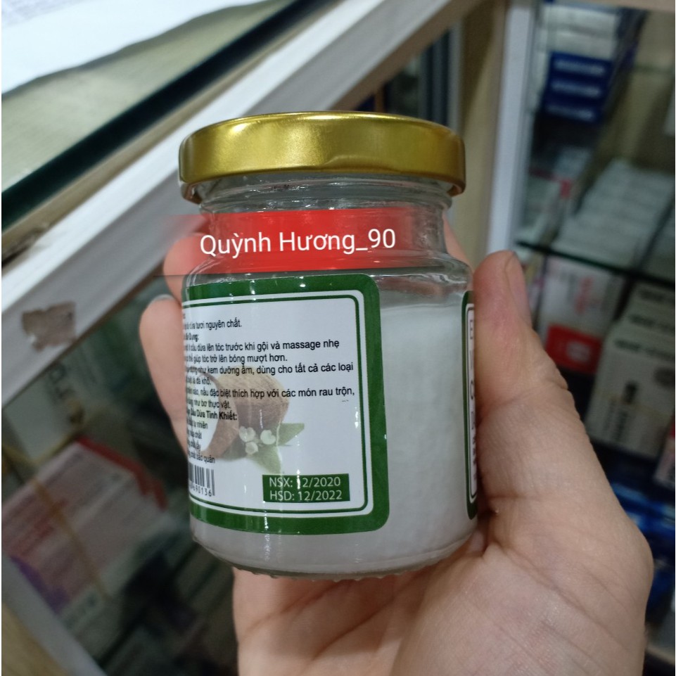 Dầu dừa Nguyên chất Extra Virgin Coconut oil 100ml