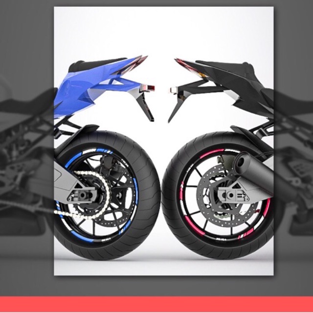 Tem phản quang sprit beast l17 chỉ có màu đỏ trắng