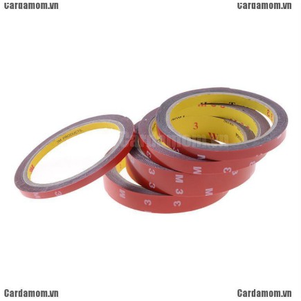 Cuộn Băng keo dán bằng xốp acrylic hai 2 mặt 3m siêu dính dùng trang trí viền xe hơi ô tô