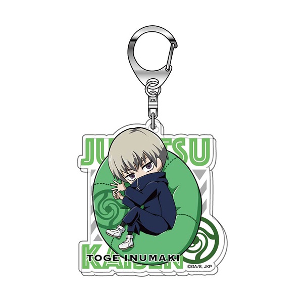( Mica trong acrylic ) Móc khóa JUJUTSU KAISEN Chú Thuật Hồi Chiến ver NẰM ĐỆM anime chibi xinh xắn