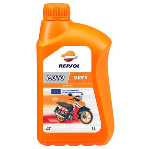 Nhớt Xe Số Repsol Moto Super 4T 20w50 800ml-1L