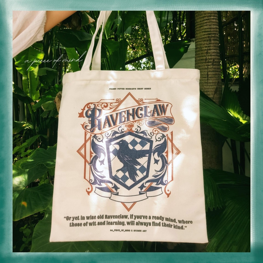 A PIECE OF MIND X HYUMIN FANART - Túi Vải Canvas Hoạ Tiết Độc Quyền HARRY POTTER Vừa A4, Laptop