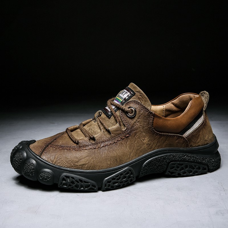 Large Size Autumn Mountain Men Breathable Outdoor Hiking Shoes Flexible