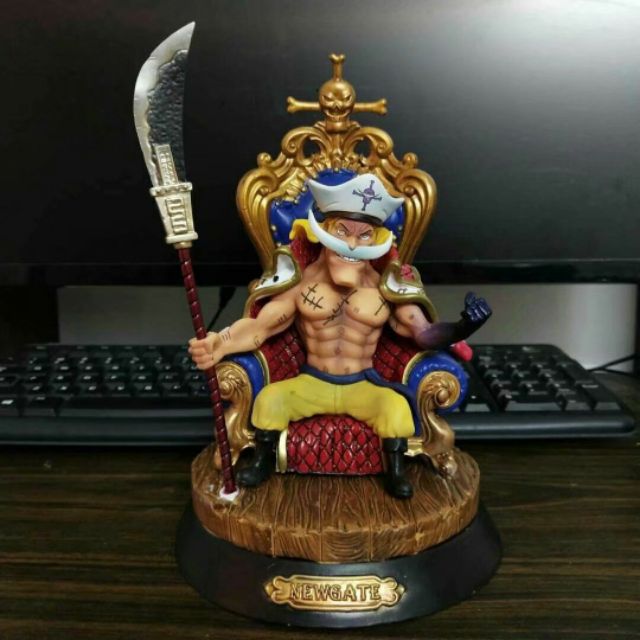 [1.5kg] MÔ hình siêu to RÂU TRẮNG tứ hoàng ngồi ghế Newgate White Beard One piece anime figure onepiece râu trắng