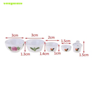 mô hình chén bát bằng sứ