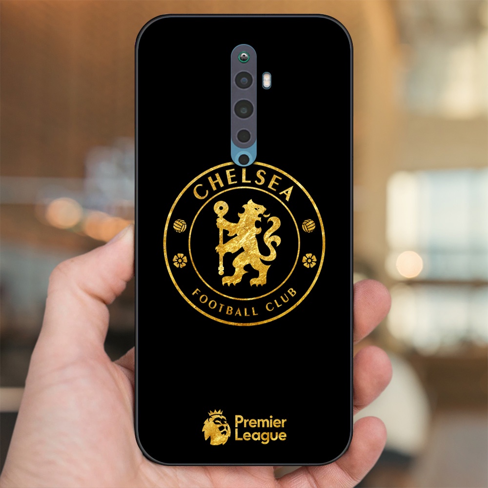 Ốp lưng Oppo Reno 2F viền đen in hình Chelsea FC