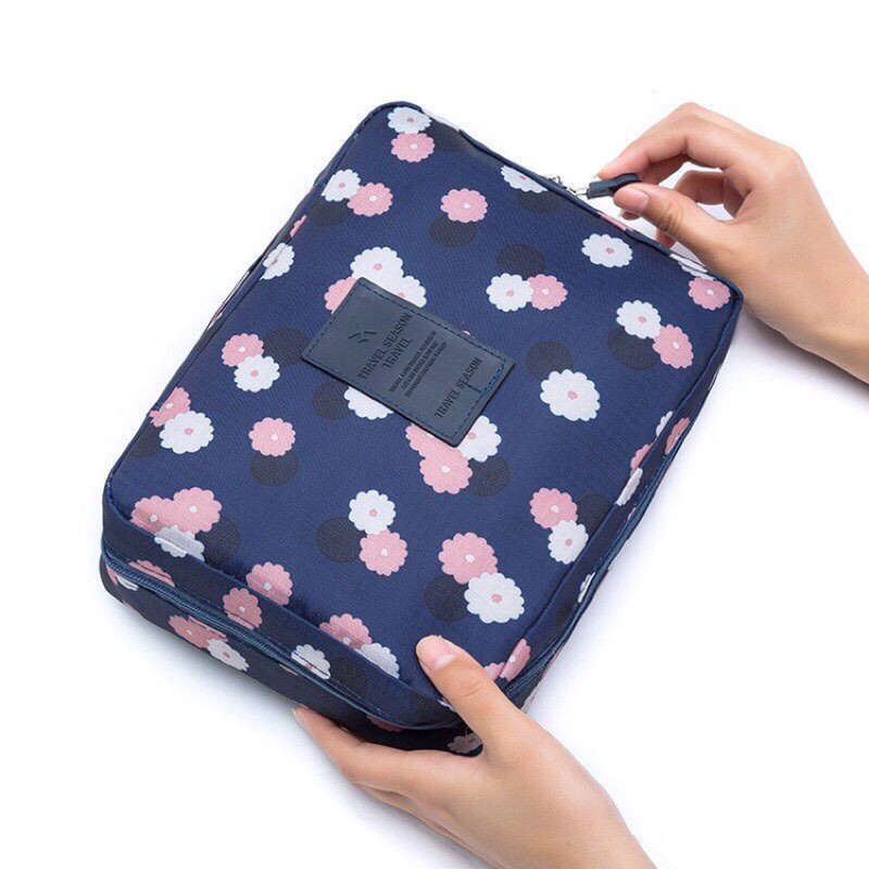 Túi đựng mỹ phẩm Multi Grand Pouch siêu xinh chống nước nội địa Trung