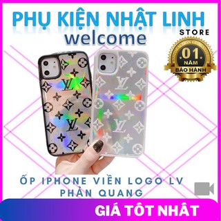 Ốp Điện Thoại,Ốp Lưng iphone 11,Viền logo LV phản quang 6s/6plus/6s plus/7/8/7plus/8plus/x/xs/xsmax/11/11promax/12/12pro