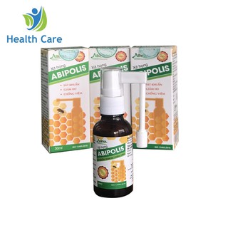 Xịt họng Abipolis – Keo ong kháng khuẩn, giảm ho, chống viêm