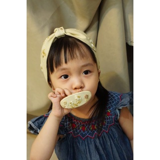 Cài tóc linen thêu tay