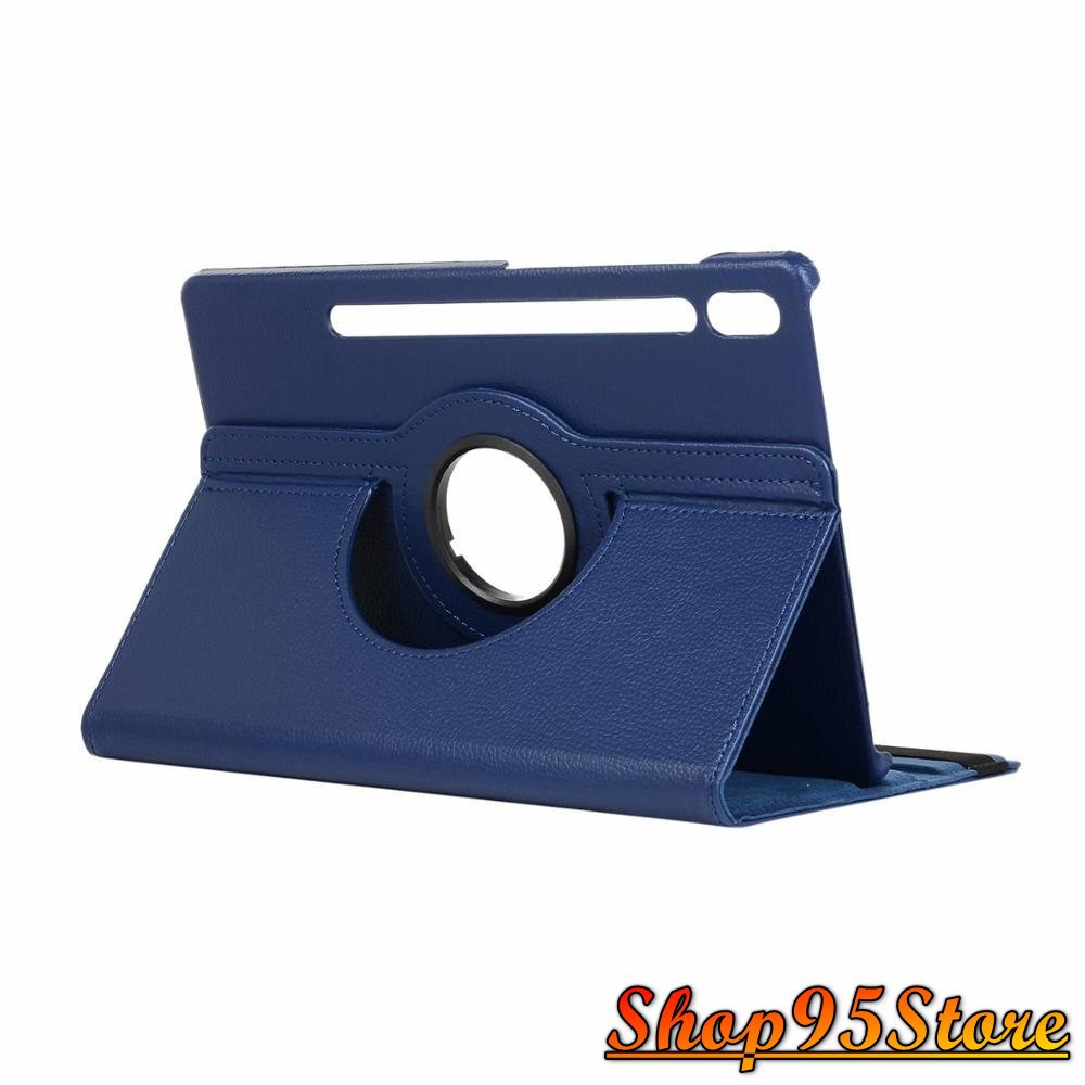 Bao Da Nắp Gập Xoay 360 Độ Chống Sốc Cho Samsung Galaxy Tab S7 Plus T975 T970 T870 T875 (Tặng bút cảm ứng)