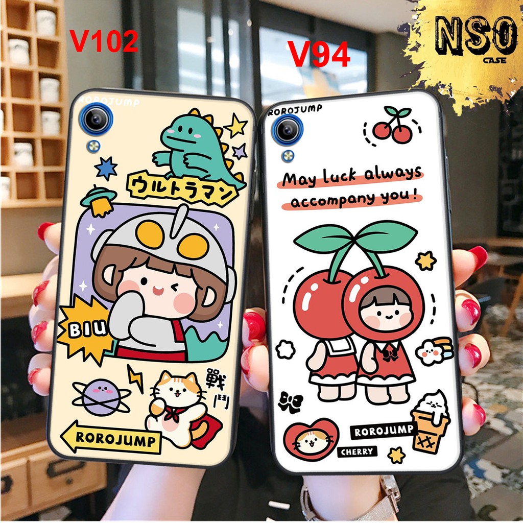 HÀNG HOT   Ốp Vivo Y91(1814) - Vivo Y91c(1820) - Vivo Y93 in hình nhân vật hoạt hình RORO JUMP Siêu Cute