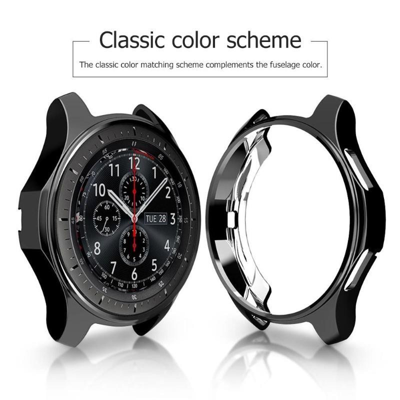 Vỏ nhựa TPU mềm bảo vệ đồng hồ thông minh Samsung Galaxy Watch 46mm 42mm S3 S2