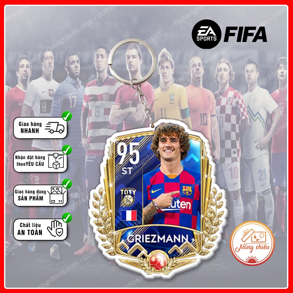 Móc Khóa Antoine Griezmann ☘️MÓC KHÓA CẦU THỦ☘️