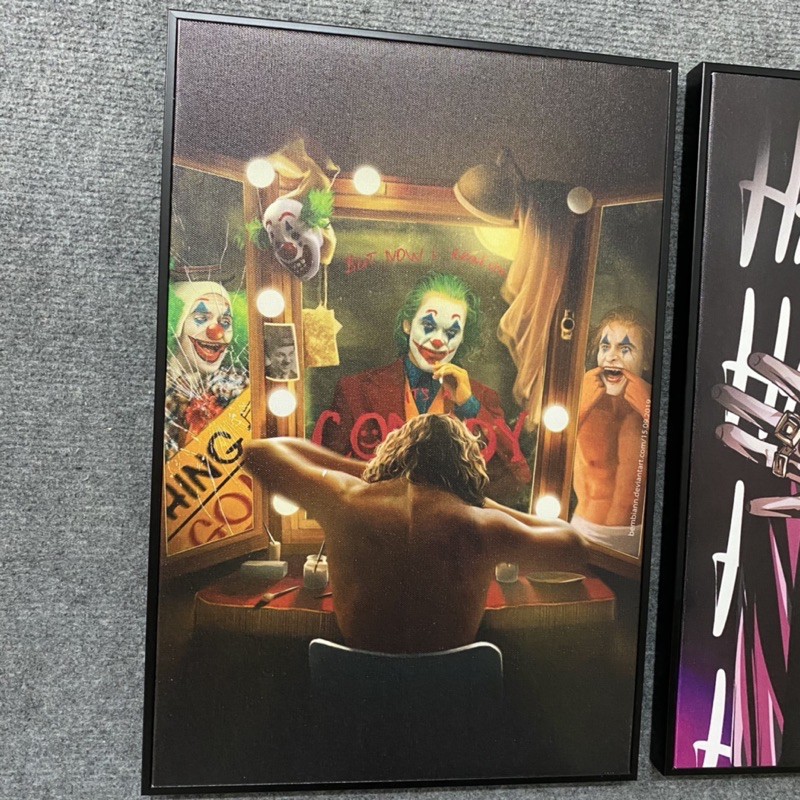 Tranh Canvas Joker Trang Trí Decor Phòng Trọ Cực Đẹp