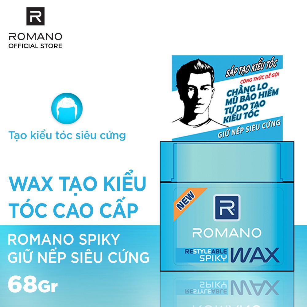 Wax tạo kiểu tóc cao cấp Romano Restyleable Matte 68g