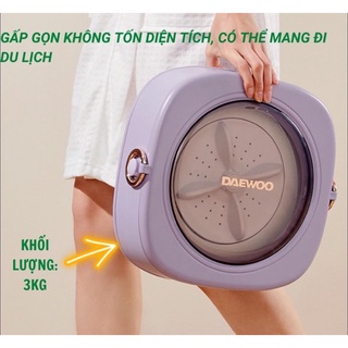 [ HÀNG CÓ SÃN ] MÁY GIẶT MINI GẤP GỌN DAEWOO