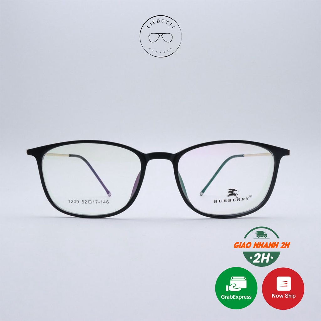 Gọng kính giả cận thời trang LieDotti Eyewear 1209 phù hợp nam và nữ chất liệu nhựa cao cấp