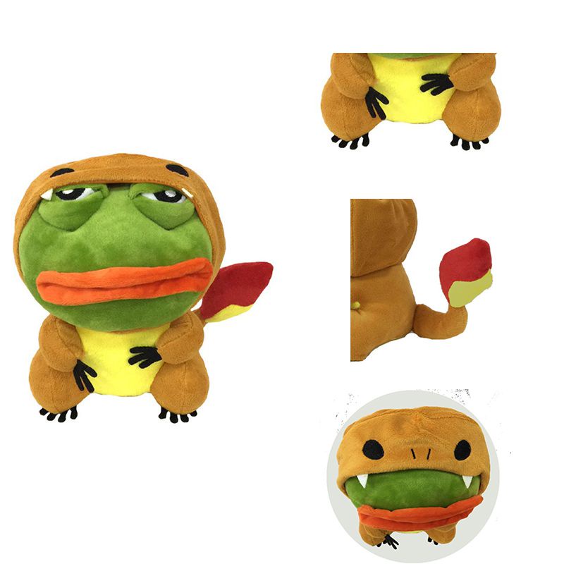 Đồ chơi nhồi bông hình hoạt họa Pokemon X chú ếch Pepe dùng hóa trang