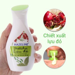 Sữa dưỡng thể sáng da Hazeline Matcha Lựu Đỏ 140ml- Chính Hãng