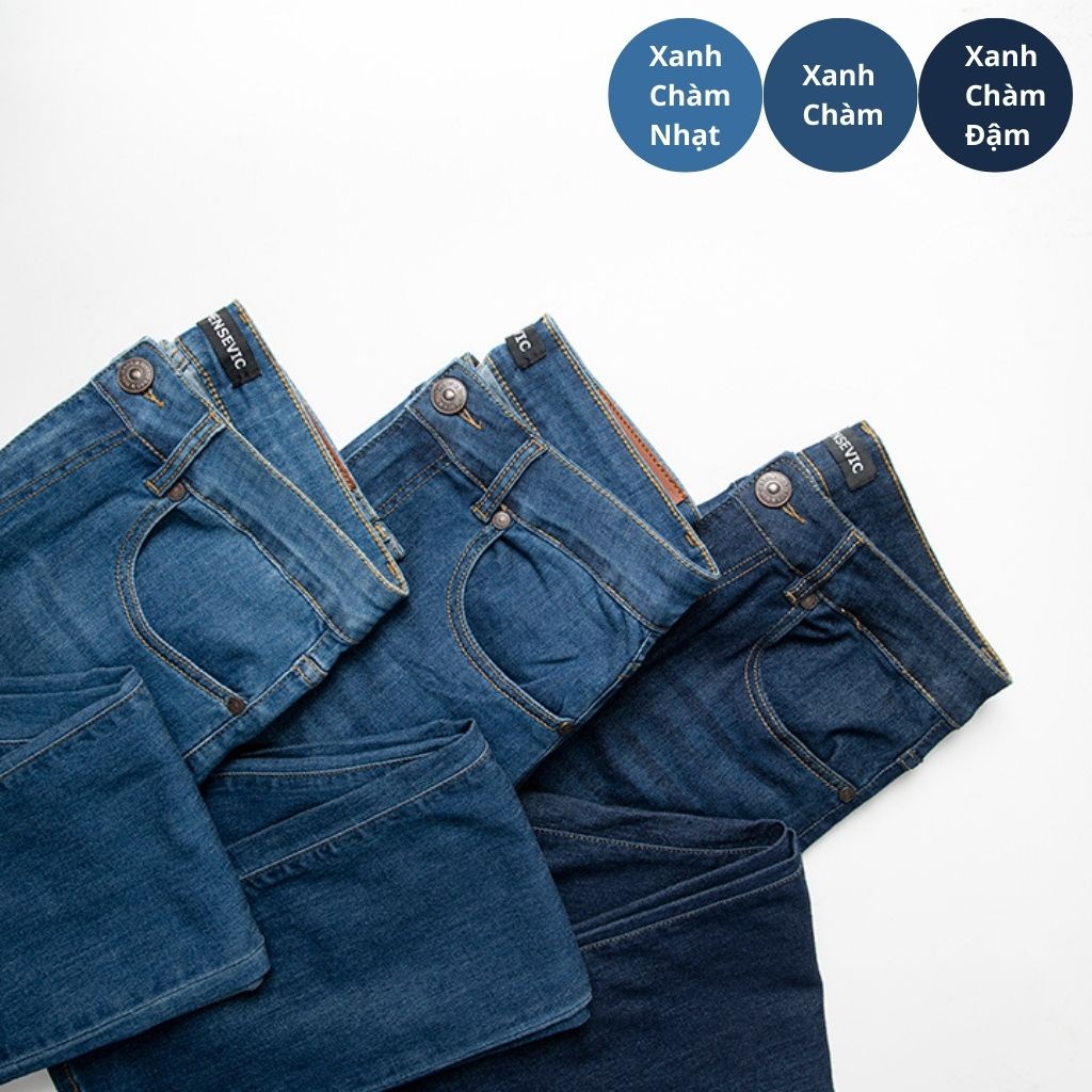 Quần Jean Nam H90 Slimfit Dáng Ôm Chất Bò Giấy Cao Cấp Co Giãn Cực Thoải Mái Không Xù Lông Không Bai Gião TRJ003