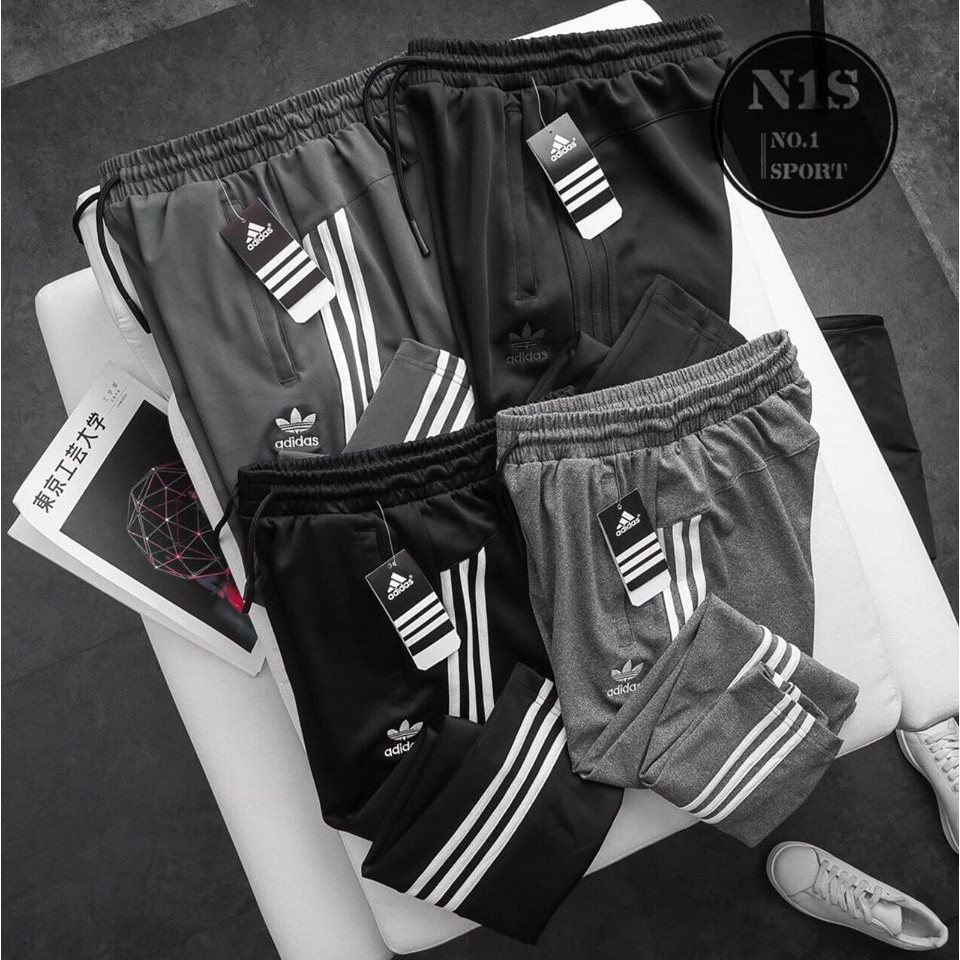 Hàng Xuất - Quần Jogger AIDAS 3 sọc ống suông | BigBuy360 - bigbuy360.vn