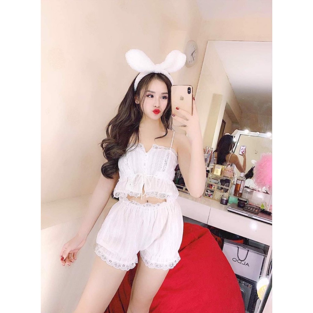 (M25) Set đồ ngủ hai dây sexy cao cấp Đầm mặc nhà gợi cảm quyến rũ | BigBuy360 - bigbuy360.vn