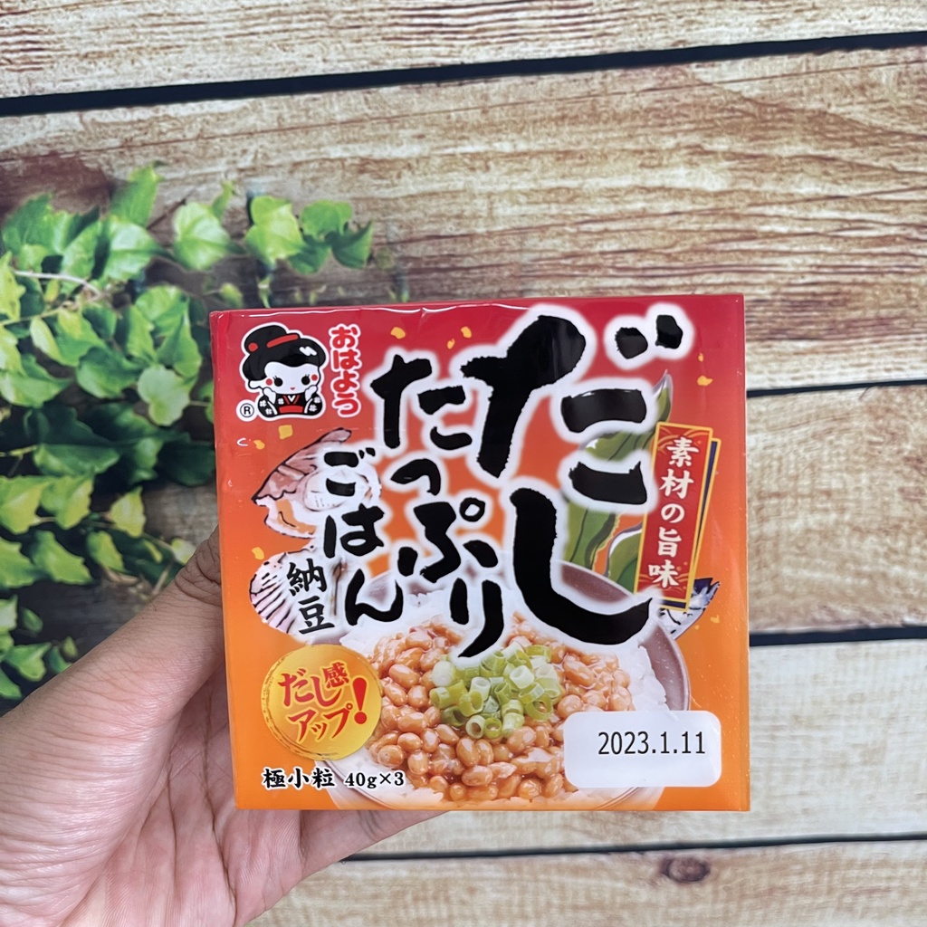 Đậu Tương Lên Men Natto  3 hộp/lốc [Đông Lạnh]