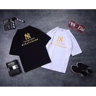 Áo thun OVERSIZE TAY LỠ _ NY STEAK HOUSE _ A - 44