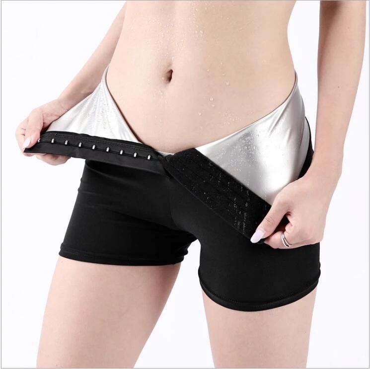 [Women Sexy  High Waist Body Shape Pants ][Hot Sweat Sauna Effect Slimming Pants Fitness Short ][Shape wear Workout Gym Leggings Fitness Pants ]