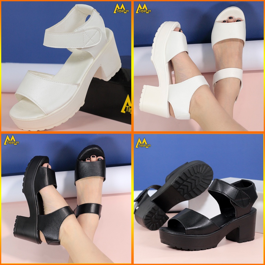 Giày sandal nữ quai hậu TIMAN KT12 thời trang thoải mái bảo hành 1 năm