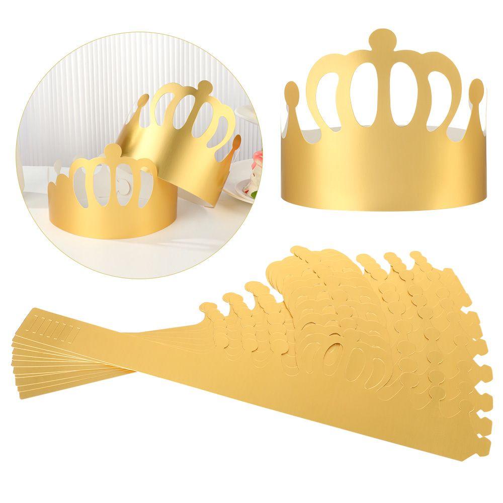 Mũ Giấy Vương Miện Công Chúa Hoàng Tử Bé Trang Trí Không Gian