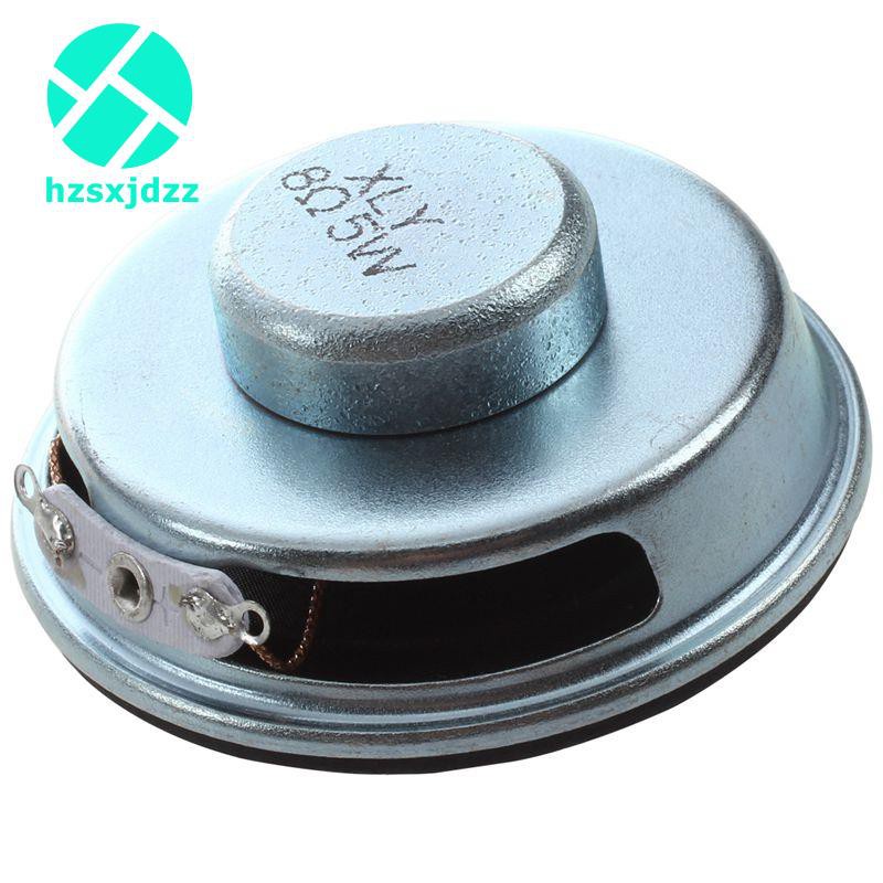 50mm 2" Dia. Magnetic Type Aluminum Shell Round Speaker 8 Ohm 5W